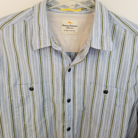 Tommy Bahama Jeans Long Sleeve Button Up Shirt XL - Picture 2 of 16